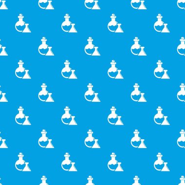 Şişesi desen vektör kesintisiz mavi