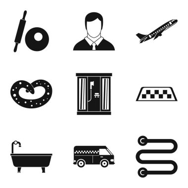 Stüdyo Icons set, basit tarzı