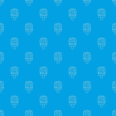 Sır dondurma desen vektör kesintisiz mavi