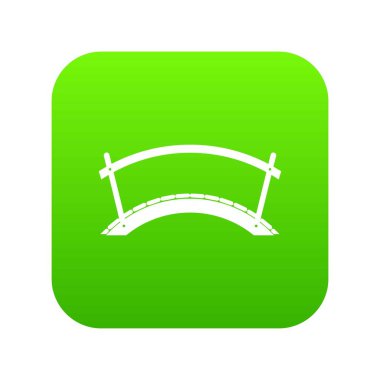 Köprü simgesi dijital yeşil