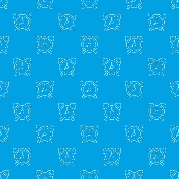 Çalar saat desen vektör kesintisiz mavi