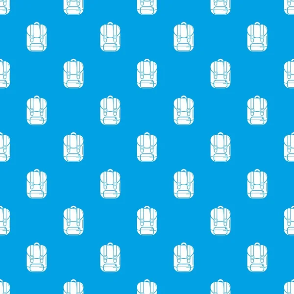 Sırt çantası desen vektör kesintisiz mavi