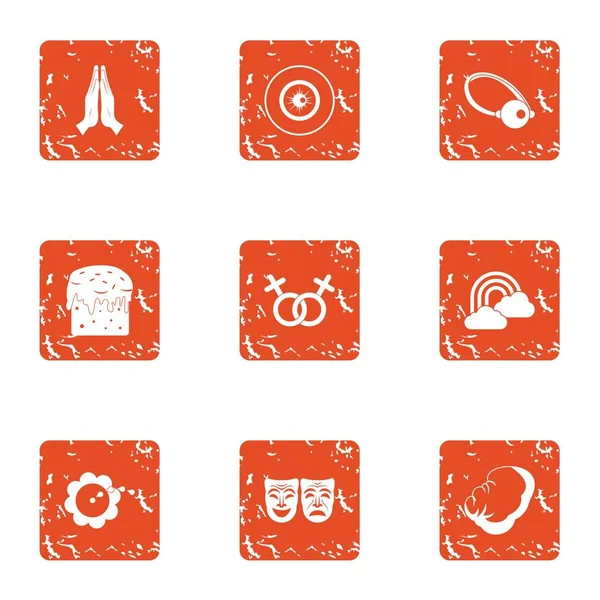 Nezaket simgeler kümesi, grunge tarzı