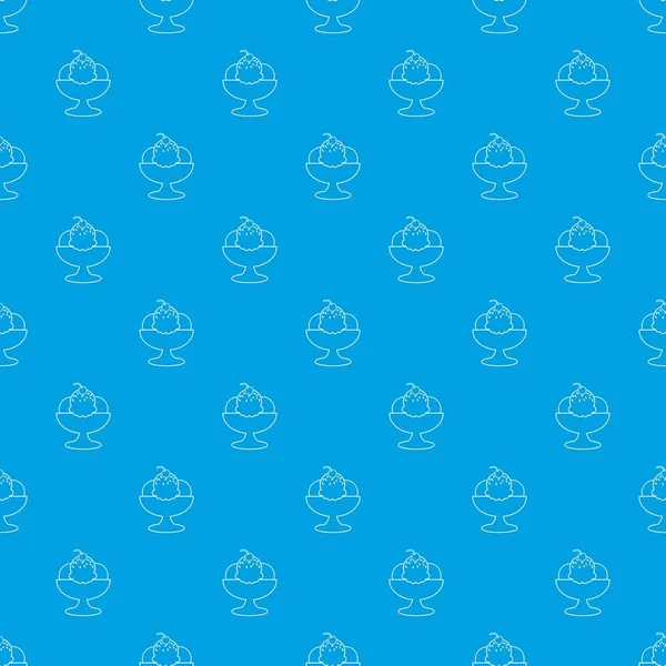 Dondurma desen vektör kesintisiz mavi