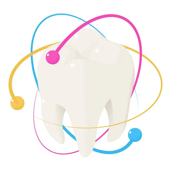 Ícone de dente saudável, estilo isométrico —  Vetores de Stock