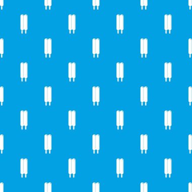 İki çubuk dondurma desen vektör kesintisiz mavi