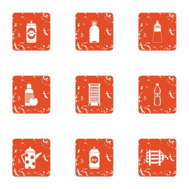 Dökme simgeler kümesi, grunge tarzı