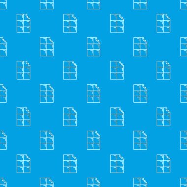 Isırık çikolata desen vektör kesintisiz mavi