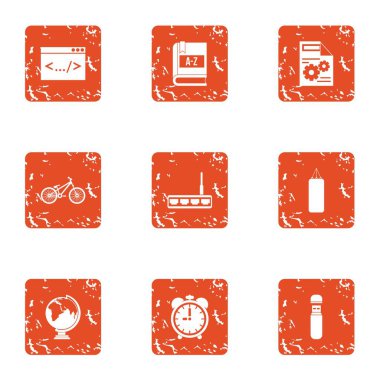 El ile simgeler kümesi, grunge tarzı