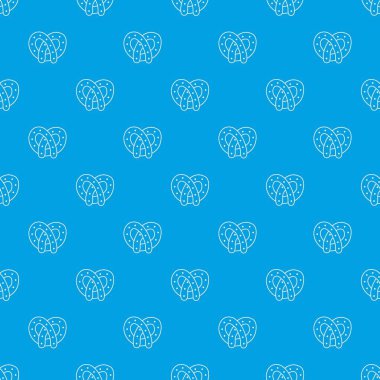 Tuzlu kraker desen vektör kesintisiz mavi