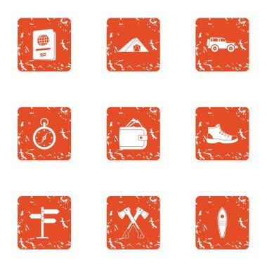 Yolculuk simgeler kümesi, grunge tarzı