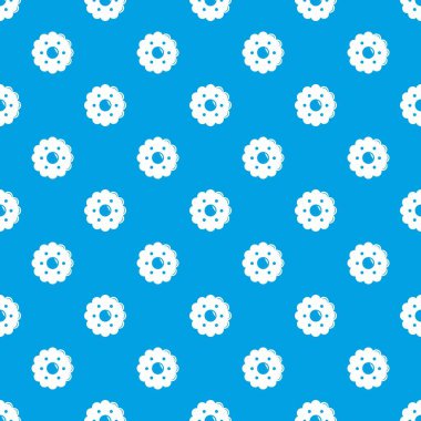 Bisküvi desen vektör kesintisiz mavi