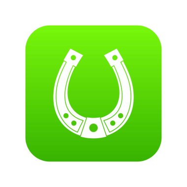 At nalı simgesi dijital yeşil