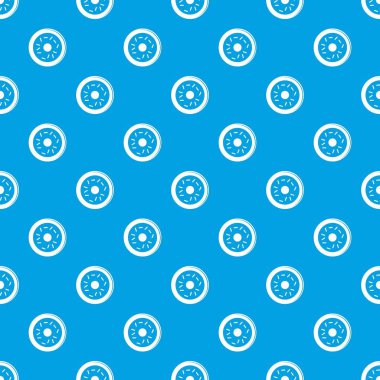 Çörek desen vektör kesintisiz mavi