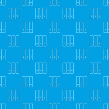 Office klasörü desen vektör kesintisiz mavi