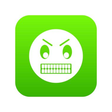 Kızgın Surat dijital yeşil