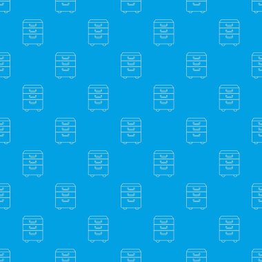 Ofis dolap desen vektör kesintisiz mavi