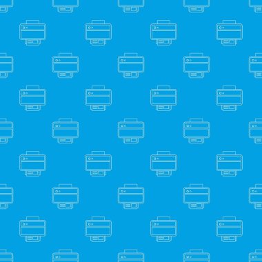 Yazıcı desen vektör kesintisiz mavi