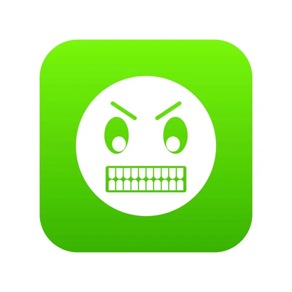 Arg smiley digital green — Stock vektor