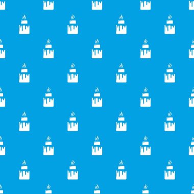 Empanadas desen vektör kesintisiz mavi