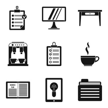 Öncül Icons set, basit tarzı