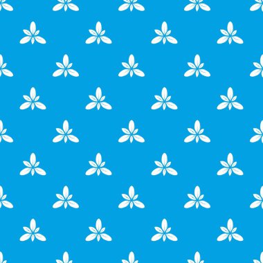 Yaprak desen vektör kesintisiz mavi
