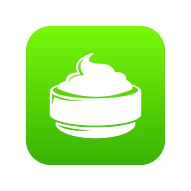 Dondurma yeşil simge vektör