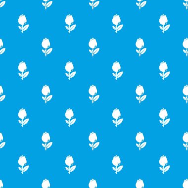Lale desen vektör kesintisiz mavi