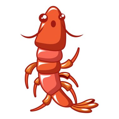 Eko karides simgesi, karikatür tarzı