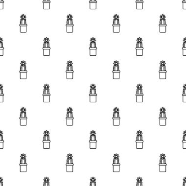 Çiçek kaktüs tasarlamak vektör sorunsuz