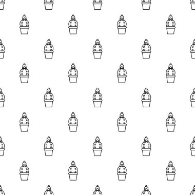 Tombul kaktüs tasarlamak vektör sorunsuz