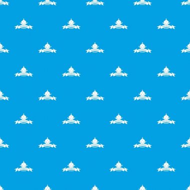 Ölçü küp desen vektör kesintisiz mavi