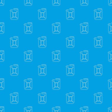 Teneke kutu desen vektör kesintisiz mavi