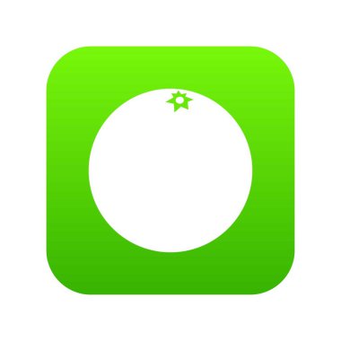 Mandalina simgesi dijital yeşil