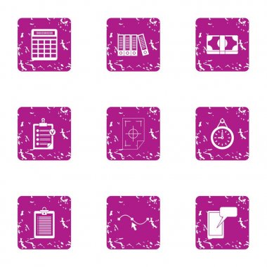 Belge simgeler kümesi, grunge tarzı düzenlemek