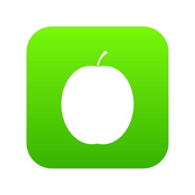 Taze kayısı simgesi dijital yeşil