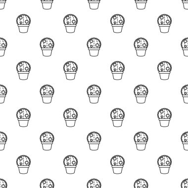 Yuvarlak kaktüs tasarlamak vektör sorunsuz