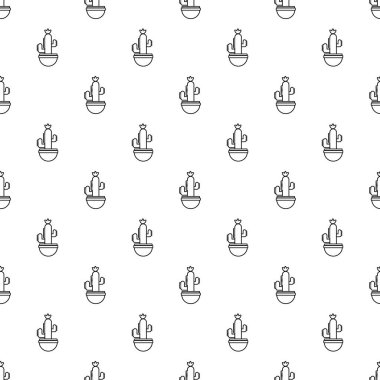 Kaktüs tasarlamak vektör sorunsuz yivli