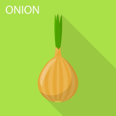 Soğan simgesi, düz stil