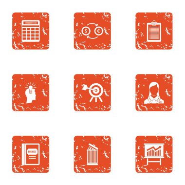 İnsanlar simgeler kümesi, grunge tarzı nakit