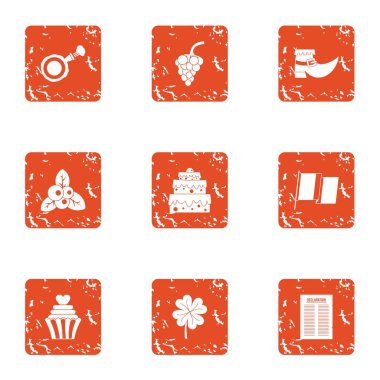 Tatlı Ortaçağ simgeler kümesi, grunge tarzı