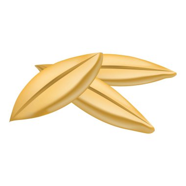 Buğday taneleri simgesi, gerçekçi