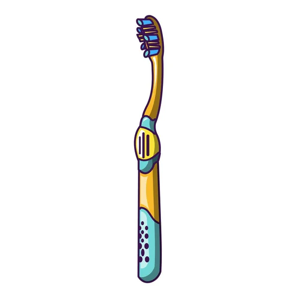 Modern toothbrush icon, cartoon style — Stock Vector