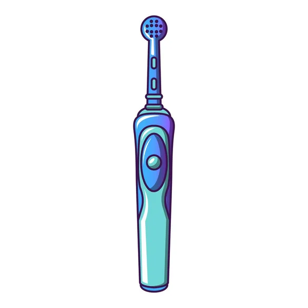 Ηλεκτρική οδοντόβουρτσα εικονίδιο, στυλ κινουμένων σχεδίων — Διανυσματικό Αρχείο