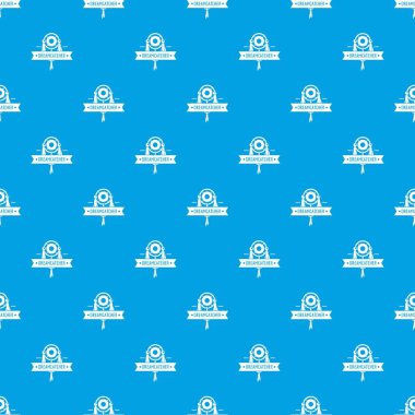 Dreamcatcher desen vektör kesintisiz mavi