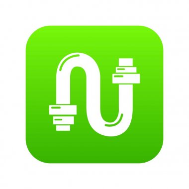 Sifon yeşil simge vektör