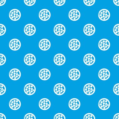 Yüz pudrası desen vektör kesintisiz mavi