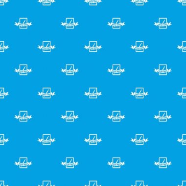 Sanat desen vektör kesintisiz mavi