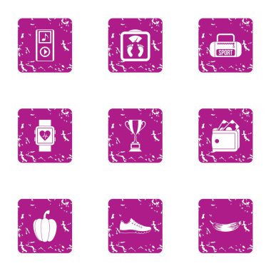 Spor davranışları simgeler kümesi, grunge tarzı