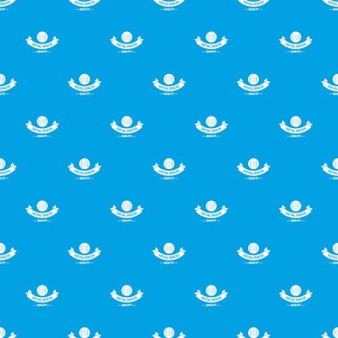 Çit güvenlik desen vektör kesintisiz mavi